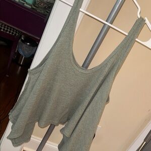We The Free Olive Green Tank Top